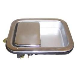 Front Or Rear Driver Side Exterior Door Handle Compatible With 1981-2006 Jeep Cj7 Jeep Scrambler
