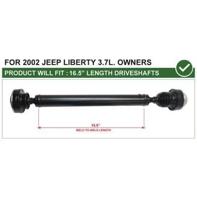 Front Driveshaft Assembly Compatible With 2002-2007 Jeep Liberty Rocky Mountain Edition 2.4L 3.7L thumbnail 3