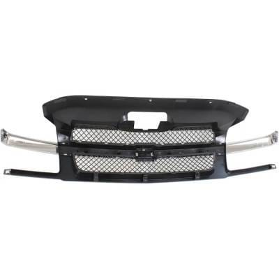 New Grille Assembly Compatible With Chevrolet Avalanche 1500 North Face 8 Cyl 5.3L Avalanche 1500 On thumbnail 9