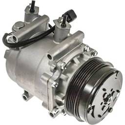 New 5-Groove Pulley A/C Compressor Compatible With Honda Fit Sport 4 Cyl 1.5L Fit Dx-A 4 Cyl 1.5L