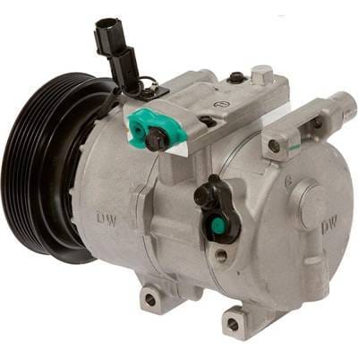 New 6-Groove Pulley A/C Compressor Compatible With Hyundai Accent Gs 4 Cyl 1.6L Accent Se 4 Cyl 1.6L thumbnail 3