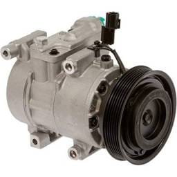 New 6-Groove Pulley A/C Compressor Compatible With Hyundai Accent Gls 4 Cyl 1.6L Accent Se 4 Cyl
