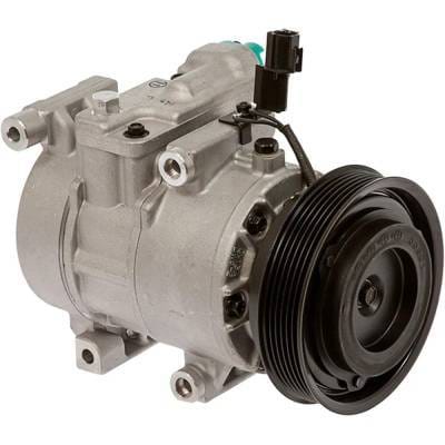 New 6-Groove Pulley A/C Compressor Compatible With Hyundai Accent Gls 4 Cyl 1.6L Accent Se 4 Cyl