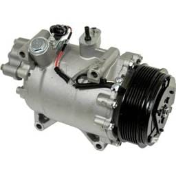 New 7-Groove Pulley A/C Compressor Compatible With Acura Tsx Base 4 Cyl 2.4L Tsx Tech 4 Cyl 2.4L Tsx