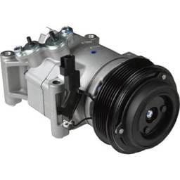 New 6-Groove Pulley A/C Compressor Compatible With Mazda 3 Gx 4 Cyl 2.0L Cx-5 Touring 4 Cyl 2.5L
