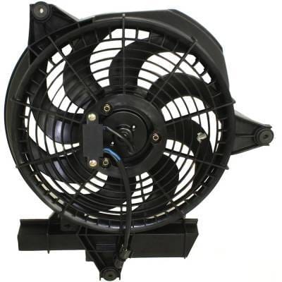 New A/C Condenser Cooling Fan Assembly Compatible With Hyundai Santa Fe Lx 6 Cyl 2.7L Santa Fe Gl 4