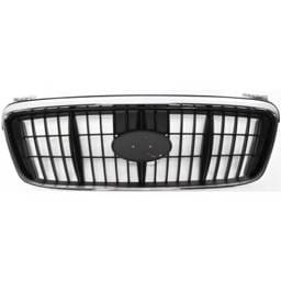 Chrome Grille Assembly Compatible With Hyundai Elantra Gt 4 Cyl 2.0L Elantra Gls 4 Cyl 2.0L