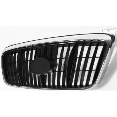 Chrome Grille Assembly Compatible With Hyundai Elantra Gt 4 Cyl 2.0L Elantra Gls 4 Cyl 2.0L thumbnail 5