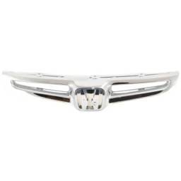 New Chrome Grille Assembly Compatible With Honda Accord Hybrid 6 Cyl 3.0L Accord Dx 4 Cyl 2.4L
