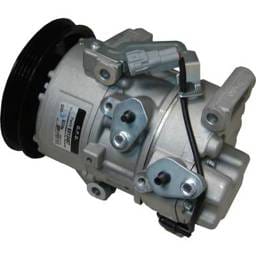New 4-Groove Pulley A/C Compressor Compatible With Toyota Yaris Base 4 Cyl 1.5L Yaris Rs 4 Cyl 1.5L