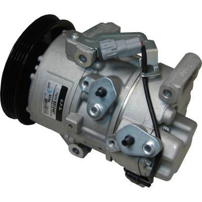 New 4-Groove Pulley A/C Compressor Compatible With Toyota Yaris Base 4 Cyl 1.5L Yaris Rs 4 Cyl 1.5L