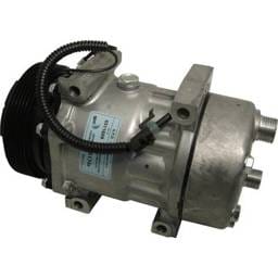 New 6-Groove Pulley A/C Compressor Compatible With Jeep Cherokee Se 4 Cyl 2.5L Cherokee Classic 6