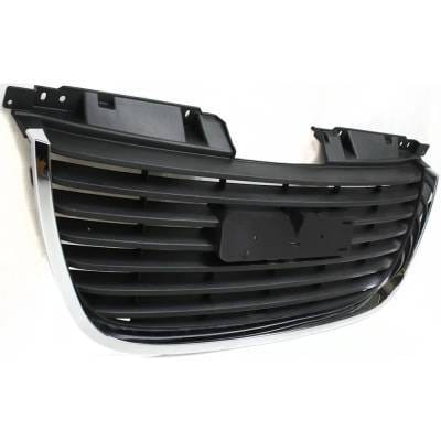 New Chrome/Textured Black Grille Assembly Compatible With Gmc Yukon Xl 1500 Slt 8 Cyl 6.2L Yukon Xl thumbnail 5