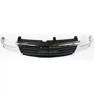 New Chrome/Painted Black Grille Assembly Compatible With Gmc Sierra 1500 Classic Slt 8 Cyl 5.3L thumbnail 11