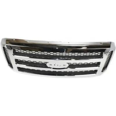 New Chrome Shell Grille Assembly Compatible With Ford F-550 Super Duty Xl 8 Cyl 6.0L F-550 Super thumbnail 13