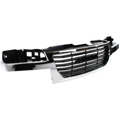 New Chrome/Black Insert Grille Assembly Compatible With Gmc Canyon Z85 Sl 5 Cyl 3.5L Canyon Z85 Sle thumbnail 3