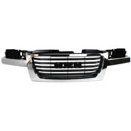 New Chrome/Black Insert Grille Assembly Compatible With Gmc Canyon Wt 4 Cyl 2.9L Canyon Z71 Sl 5 Cyl