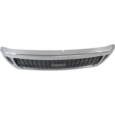 New Chrome Shell Grille Assembly Compatible With Ford Excursion Limited 8 Cyl 6.0L Excursion Limited thumbnail 7