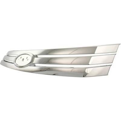 New Chrome Grille Assembly Compatible With Ford Fusion Se 6 Cyl 3.0L Fusion Se 4 Cyl 2.3L Fusion Sel thumbnail 3