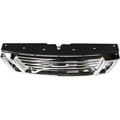 New Chrome/Black Insert Grille Assembly Compatible With Ford Explorer Sport Trac Limited 6 Cyl 4.0L thumbnail 13