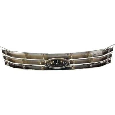 New Chrome Grille Assembly Compatible With Ford Fusion Se 4 Cyl 2.3L Fusion Se 6 Cyl 3.0L Fusion Sel thumbnail 7