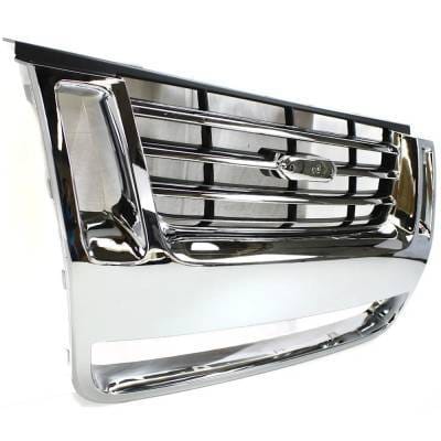 New Chrome/Black Insert Grille Assembly Compatible With Ford Explorer Eddie Bauer 8 Cyl 4.6L thumbnail 5