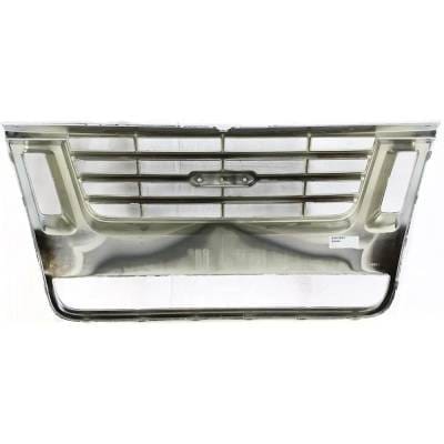 New Chrome/Black Insert Grille Assembly Compatible With Ford Explorer Eddie Bauer 8 Cyl 4.6L thumbnail 7
