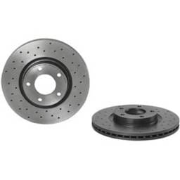 New Cross-Drilled Brake Disc Compatible With Mazda 5 Touring 3 Sp23 3 S 5 Sport 5 Grand Touring