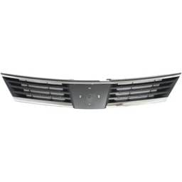 Grille Assembly Compatible With Nissan Versa Sl 4 Cyl 1.8L Versa S 4 Cyl 1.8L 2007-2009 By Ni1200224