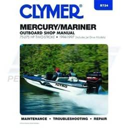 New Service Manual Compatible With Mariner Mercury 4 Cyl 3.500 Bore Looper 125 Hp 6 Cyl 3.625 Bore