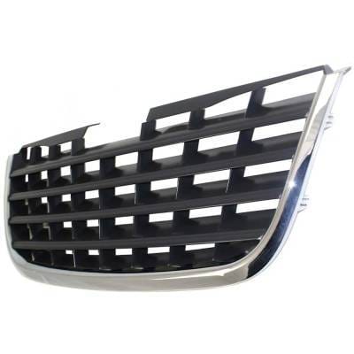 Grille Assembly Compatible With Chrysler Town & Country Lx 6 Cyl 3.3L Town & Country Lx 6 Cyl 3.8L thumbnail 3