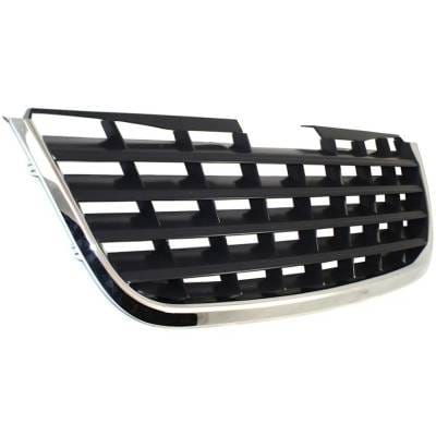 Grille Assembly Compatible With Chrysler Town & Country Lx 6 Cyl 3.3L Town & Country Lx 6 Cyl 3.8L thumbnail 5