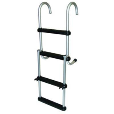New 43.5'' 4 Steps Folding Pontoon Ladder By Asc-4