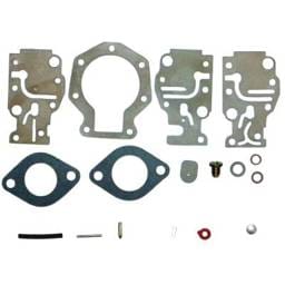 New Carburetor Kit Compatible With Johnson/Evinrude 2 Cyl 6 Hp 2 Cyl 2.188 Bore Cross Flow 9.9 Hp 2