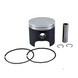 New 75.5Mm Bore .5Mm Over Piston Kit Compatible With Kawasaki Sx 550Cc 1991-1995 550Cc Engine By