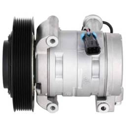 New Ac Compressor Compatible With  New OEM Valeo 12V Direct Fit Bolt-On Replacement A/C Air