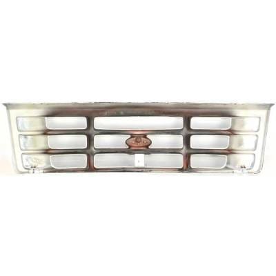 New Chrome Grille Assembly Compatible With Ford F-250 Hd Xlt 8 Cyl 7.3L F-Super Duty Custom 8 Cyl thumbnail 7