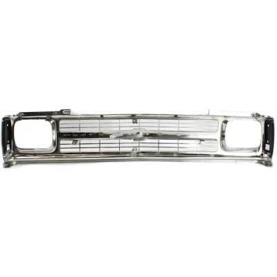 New Chrome Grille Assembly Compatible With Chevrolet S10 Baja 6 Cyl 4.3L S10 Baja 4 Cyl 2.5L S10 thumbnail 7