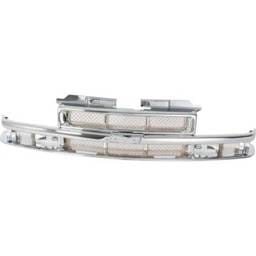 New Grille Assembly Compatible With Chevrolet S10 Ls 4 Cyl 2.2L S10 Xtreme 4 Cyl 2.2L S10 Xtreme 6