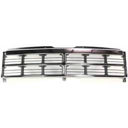 New Chrome Shell Grille Assembly Compatible With Dodge Dakota S 8 Cyl 5.2L Dakota Se 4 Cyl 2.5L