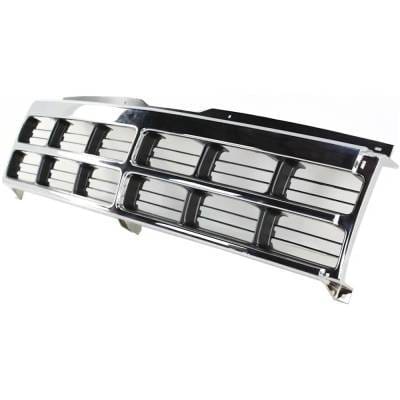 New Chrome Shell Grille Assembly Compatible With Dodge Dakota S 8 Cyl 5.2L Dakota Se 4 Cyl 2.5L thumbnail 3