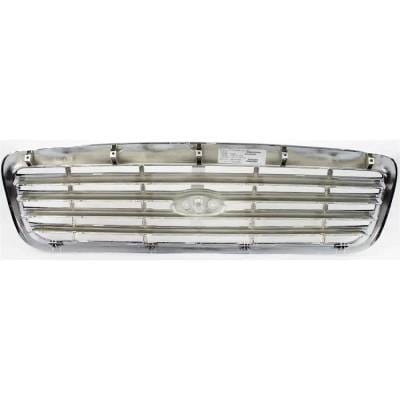 New Chrome Grille Assembly Compatible With Ford Crown Victoria Lx 8 Cyl 4.6L Crown Victoria Base 8 thumbnail 7