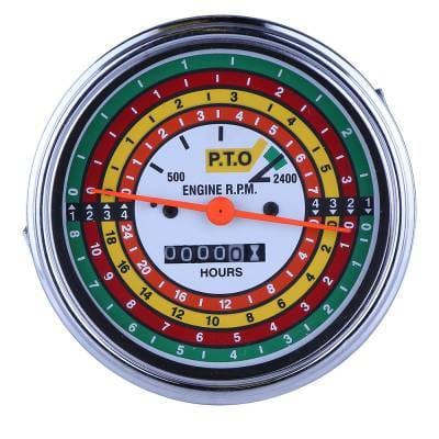 New Speedometer Tach Compatible With International Tractor 766 826 756 White Needle 66748C1