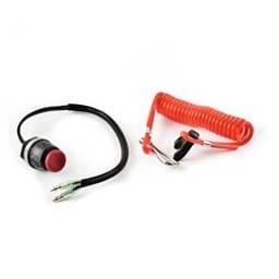 New Emergency Cut Off Switch Compatible With Johnson/Evinrude Nissan/Tohatsu 1 Cyl 4 Stroke 5 Hp 3