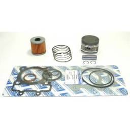 New 67.25Mm Bore .25Mm Over Top End Rebuild Kit Compatible With Kawasaki Bayou 220Cc 1988-2002 220Cc