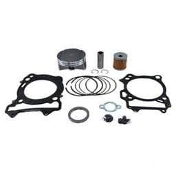 New 90Mm Bore Top End Rebuild Kit Compatible With Arctic Cat Kawasaki Suzuki Drz-Sm 400Cc