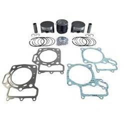 New 80.75Mm Bore .75Mm Over Top End Rebuild Kit Compatible With Kawasaki Brute Force 650Cc 2005-2013