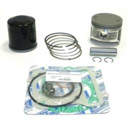 New 76.25Mm Bore .25Mm Over Top End Rebuild Kit Compatible With Kawasaki Prairie 300Cc 1999-2002