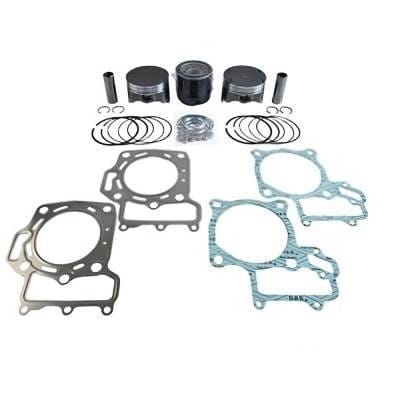New 80.5Mm Bore .5Mm Over Top End Rebuild Kit Compatible With Kawasaki Brute Force Hardwoods 650Cc