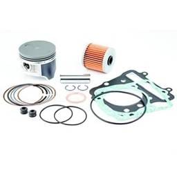 New 77Mm Bore 1Mm Over Top End Rebuild Kit Compatible With Kawasaki Bayou 300Cc 1988-2004 Lakota
